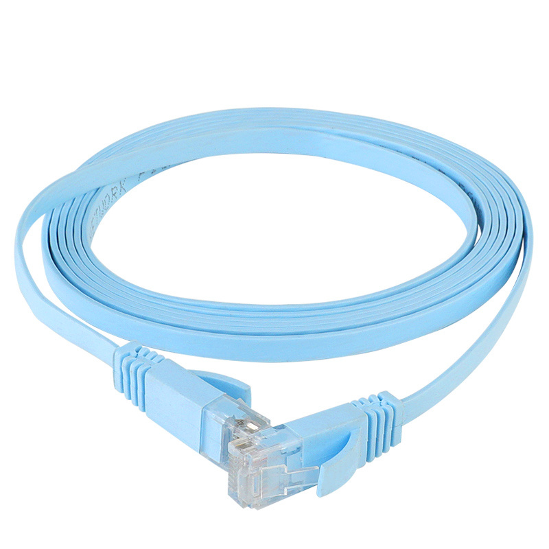 Flat UTP Cat5e cat6  rj45  patch cord cable jump cable