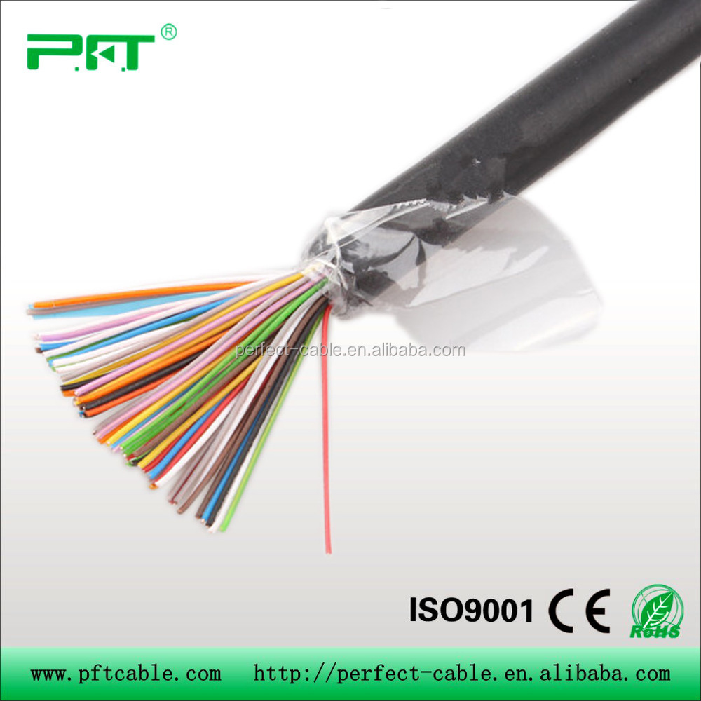 Earphone cable wire with Multi Cat3 10 pairs telephone cable