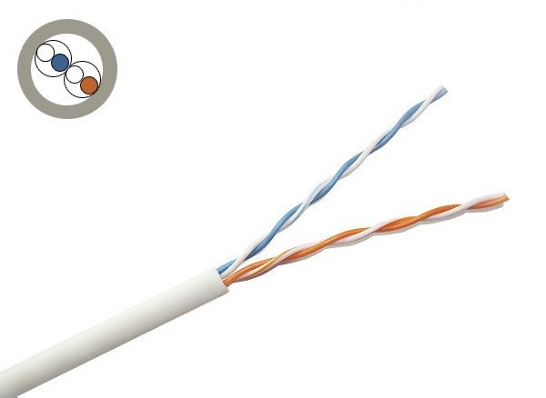 Good price indoor Cat3 2 pair bare copper Telephone Cable for communication