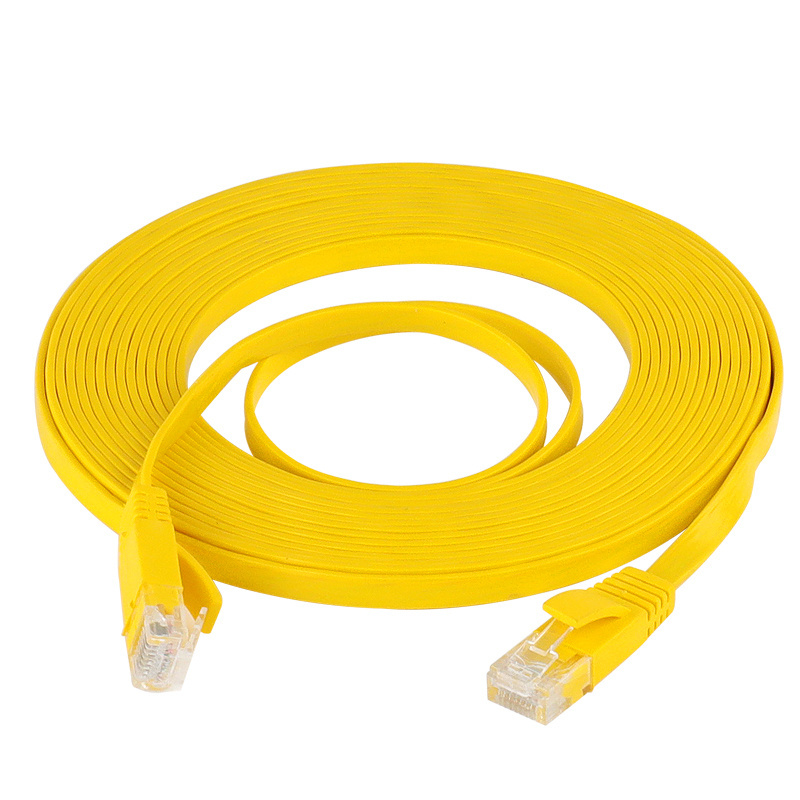 Flat UTP Cat5e cat6  rj45  patch cord cable jump cable