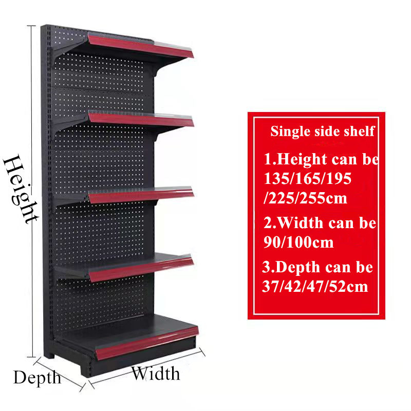 most popular retail store rack supermarket shelf gondola shelving  for display customized