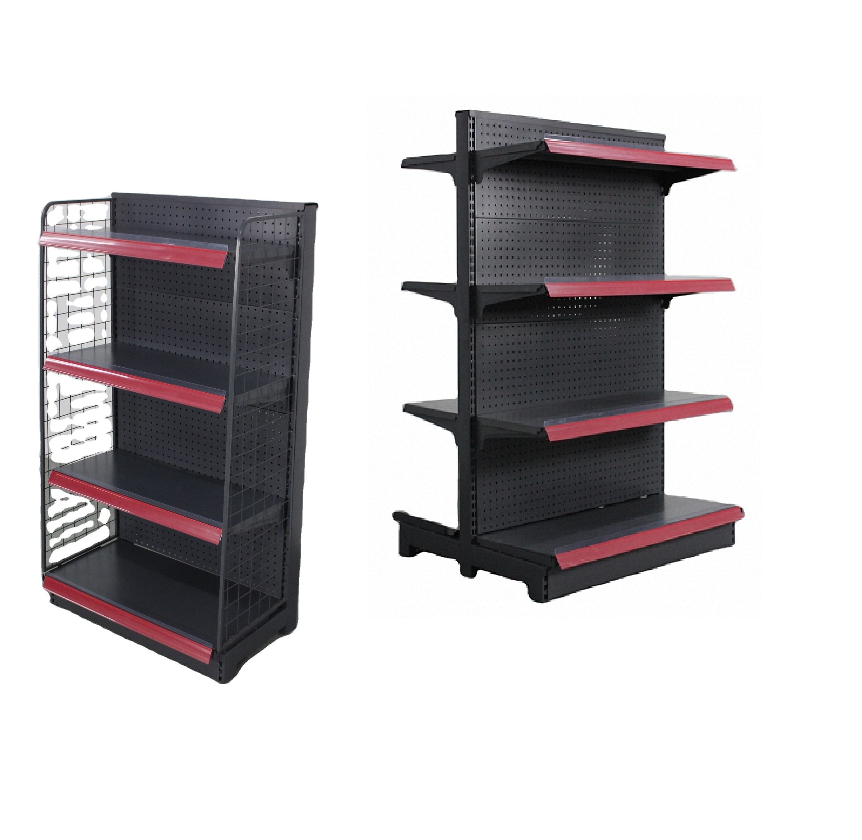 High Quality Adjustable Steel Store Display Racks Shelves Multi-function Equipment For Supermarket Shelf Gondola Shelving