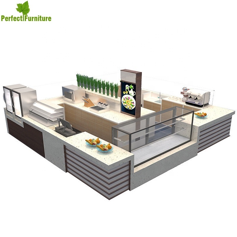 Simple fast food restaurant sushi bar bar counter design