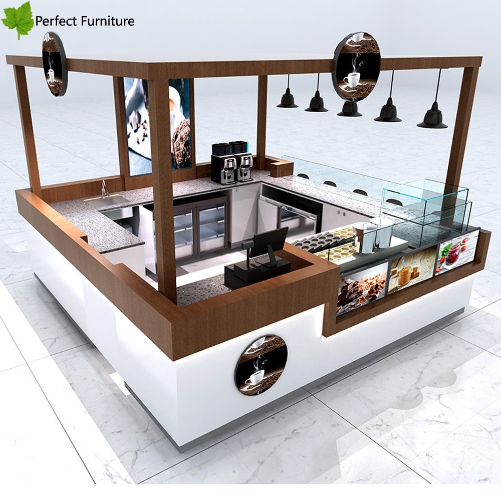 Wholesale Food Shop Furniture for Coffee Shop Interior Design | Restaurant Counter for Fast Food Display Counter for Sale