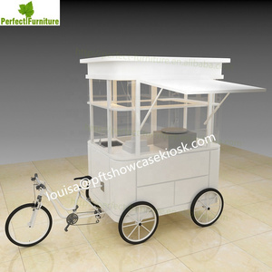 solar light food cart flavor churros bicycle food truck ice cream bikes for sale