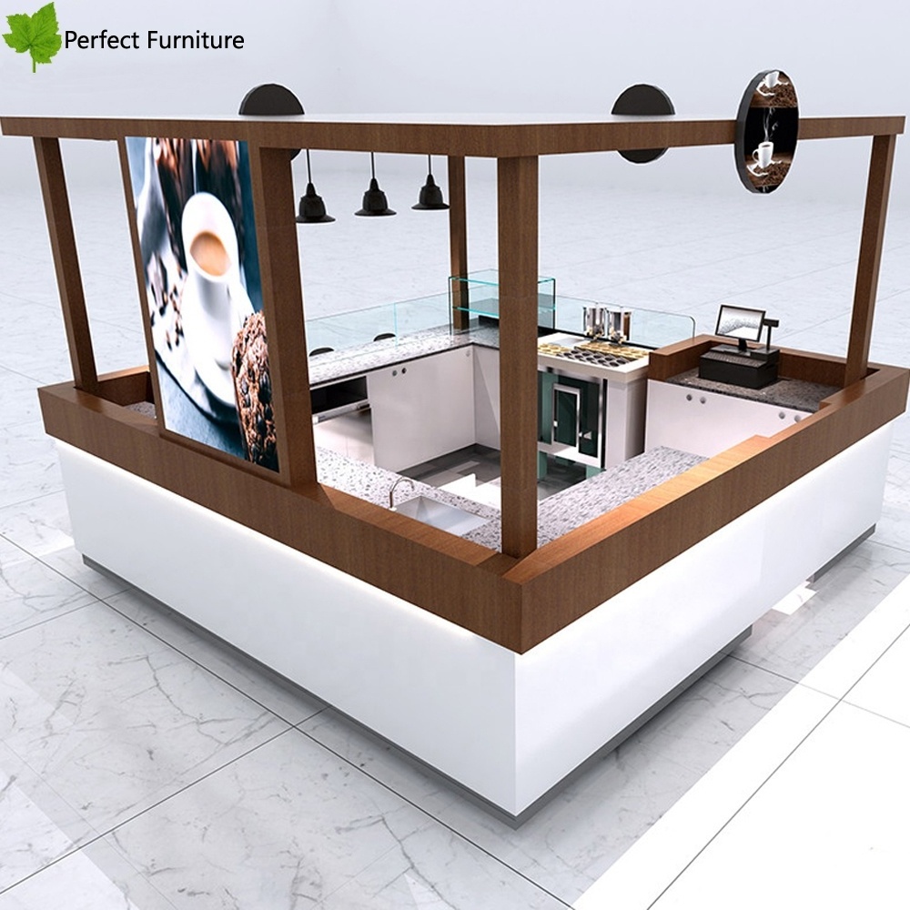 Wholesale Food Shop Furniture for Coffee Shop Interior Design | Restaurant Counter for Fast Food Display Counter for Sale