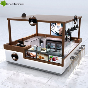 Wholesale Food Shop Furniture for Coffee Shop Interior Design | Restaurant Counter for Fast Food Display Counter for Sale