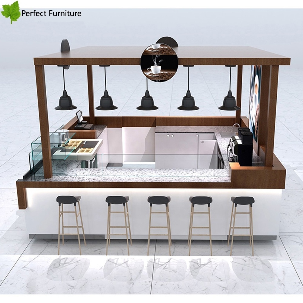 Wholesale Food Shop Furniture for Coffee Shop Interior Design | Restaurant Counter for Fast Food Display Counter for Sale