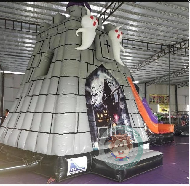 2023 halloween america inflatable bouncy castle sales of pumpkin inflatable castles ghost jumping castles inflatable water slide