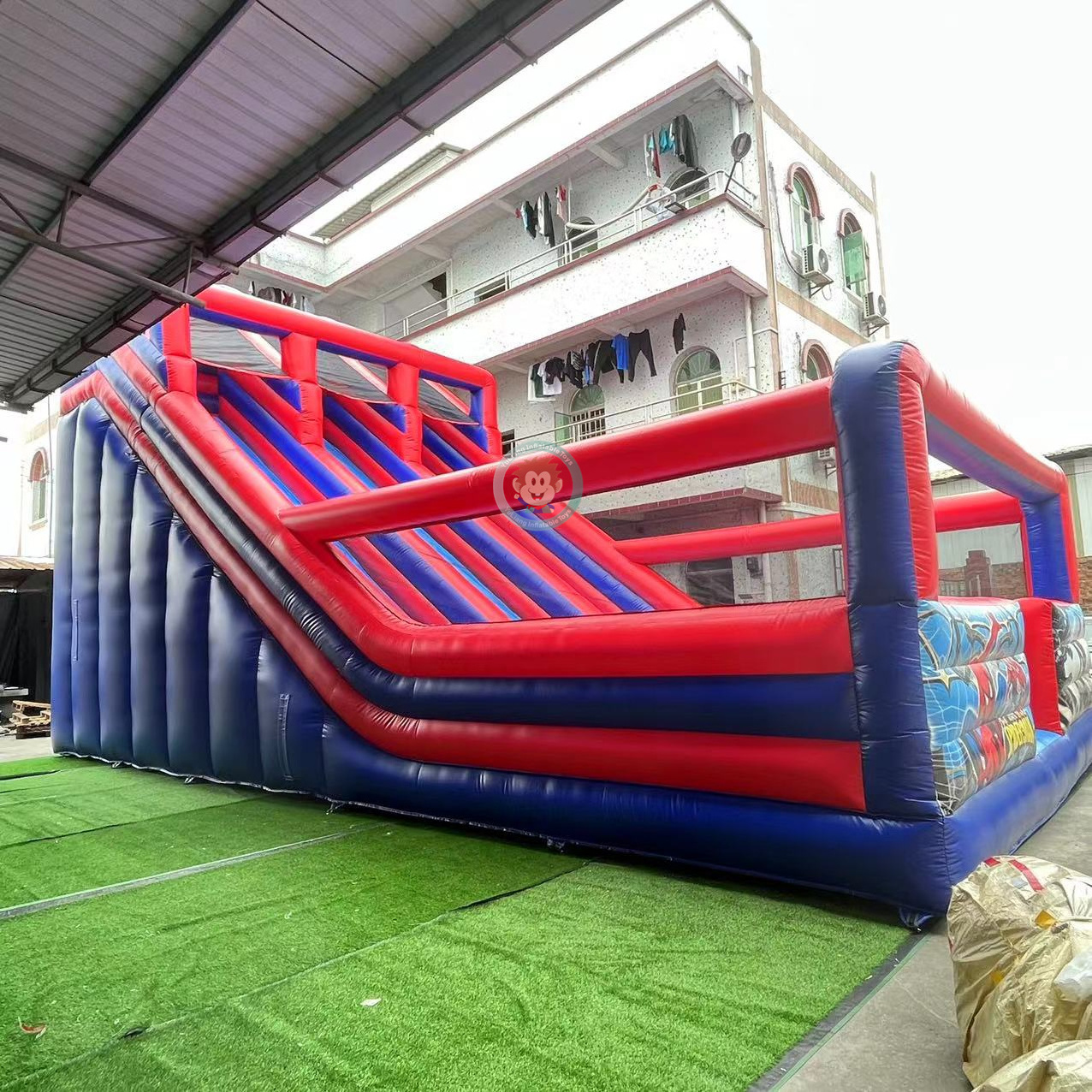 gonflable spiderman aire de jeux kids air playground spider mans inflatable water slide