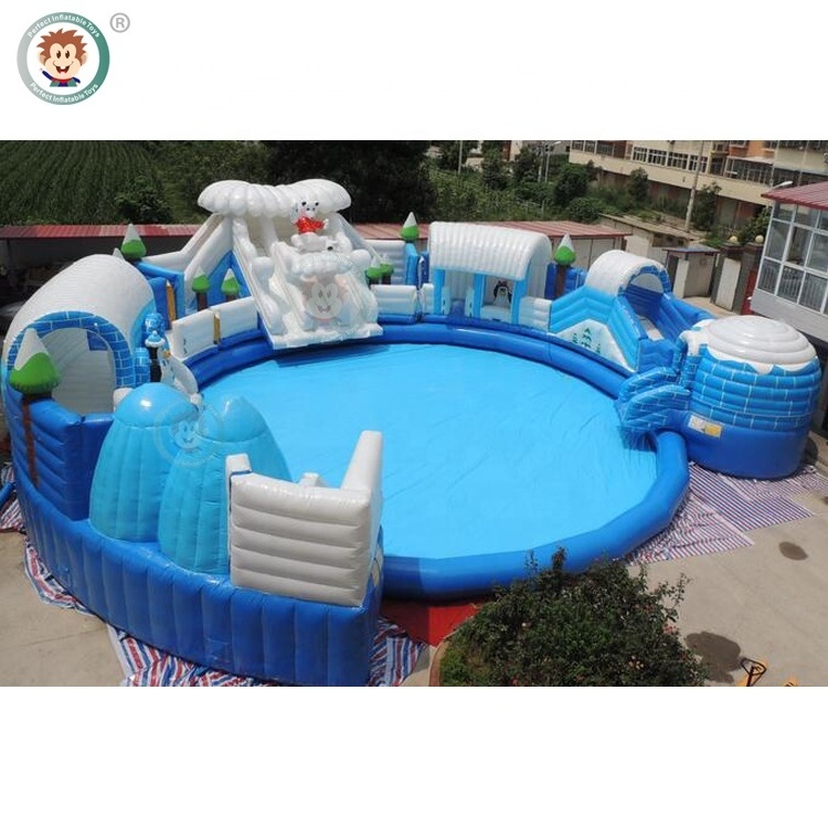 Ice world large Swimming pools for children piscinas desmontables piscina estructurales inflable