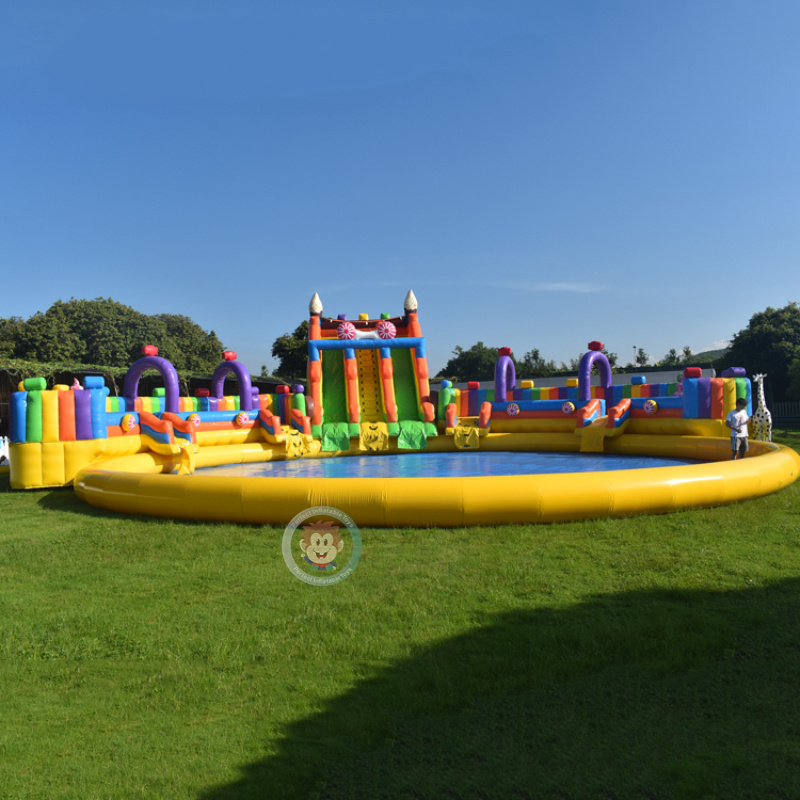 Alibaba inflatable water slides bouncy castle water slide inflatable water slide for rent