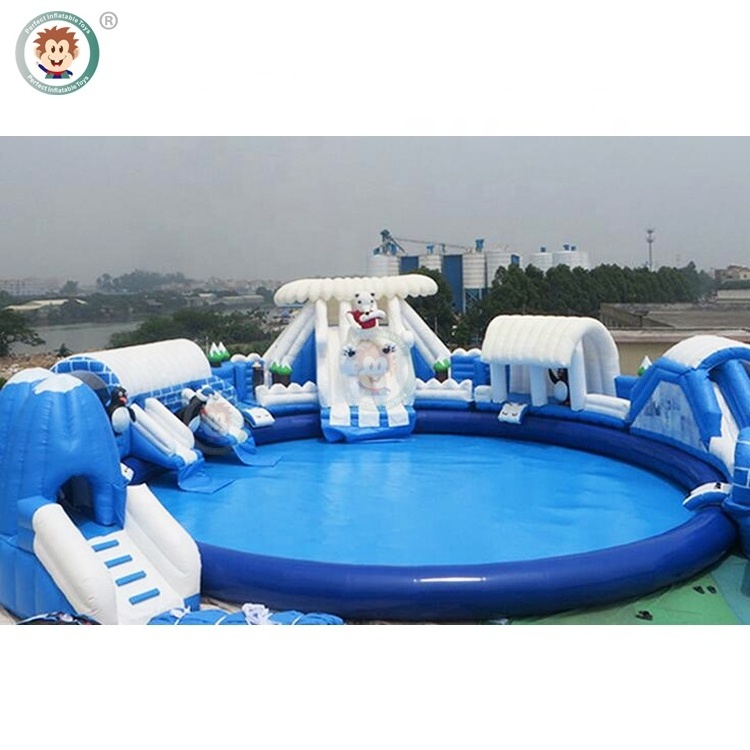 Ice world large Swimming pools for children piscinas desmontables piscina estructurales inflable