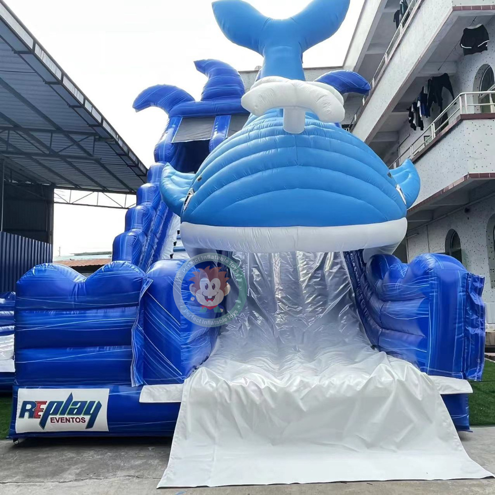 Inflatable water slide large 50ft inflatable water slide