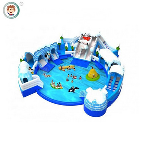 Ice world large Swimming pools for children piscinas desmontables piscina estructurales inflable