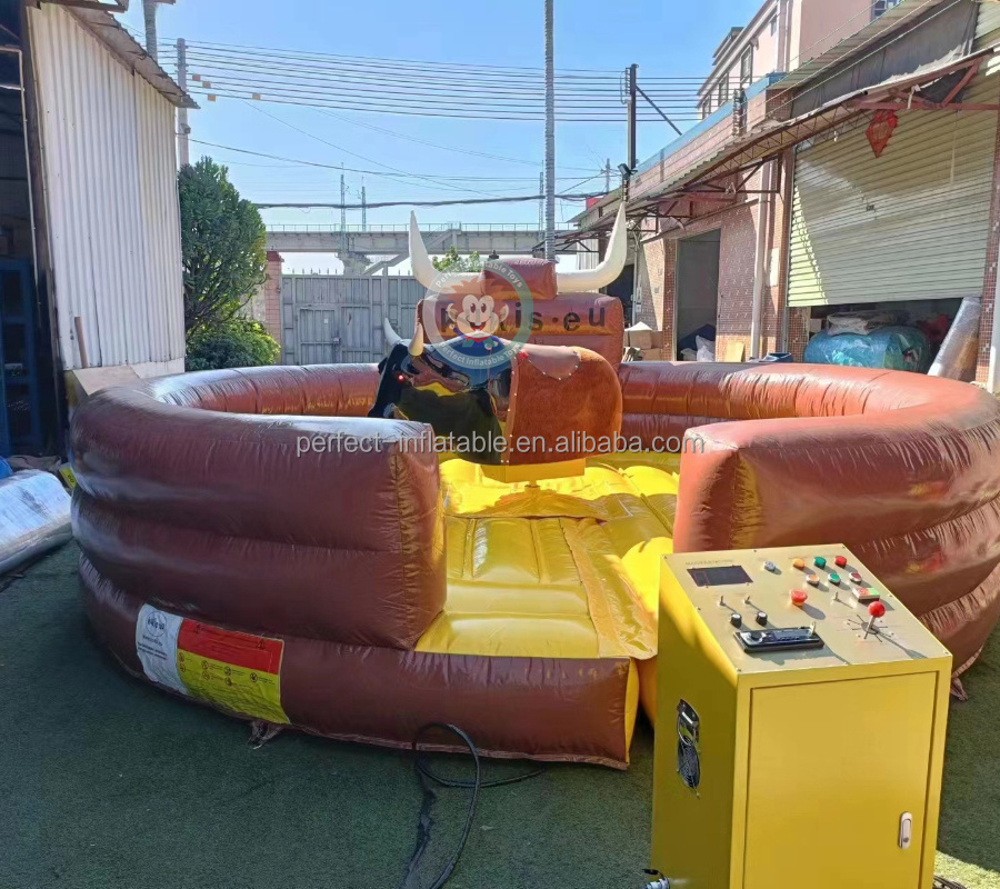 Amusement park games rodeo mechanical bull inflatable bullfighting machine for sale mechanical bull