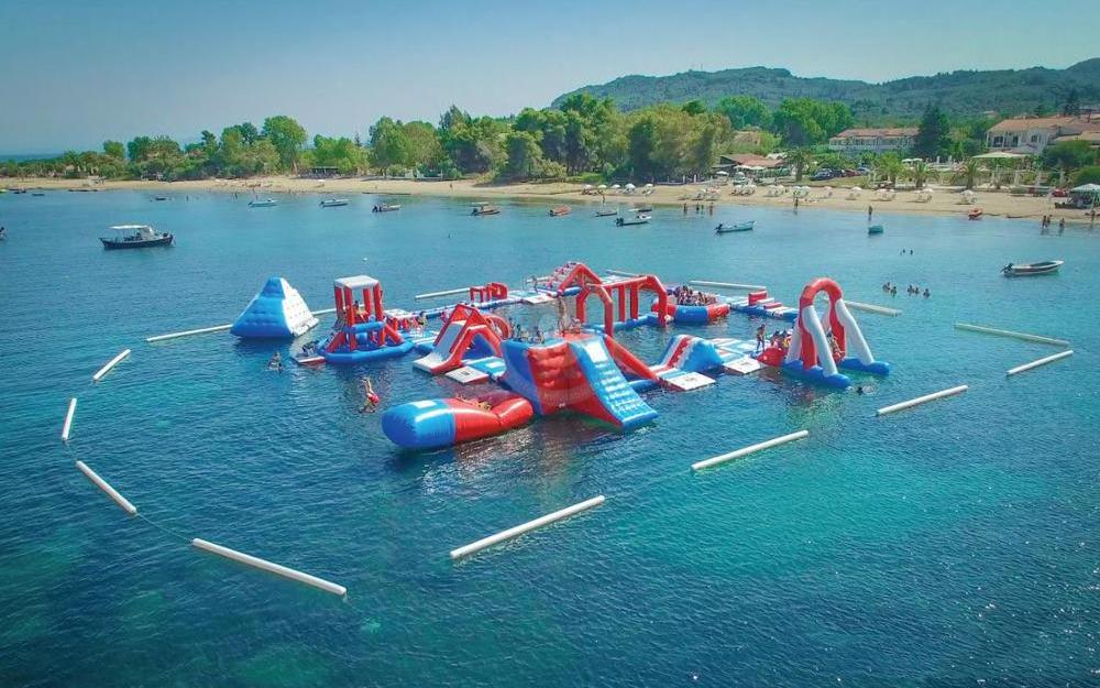 Large adult aqua park floating equipment inflatable water park price for sale