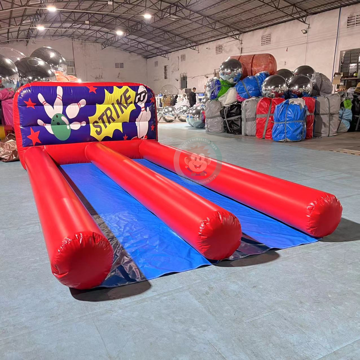 bowling alley game for home interactive inflatable games juegos inflables infantil