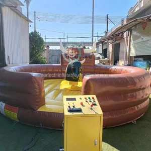 Amusement park games rodeo mechanical bull inflatable bullfighting machine for sale mechanical bull