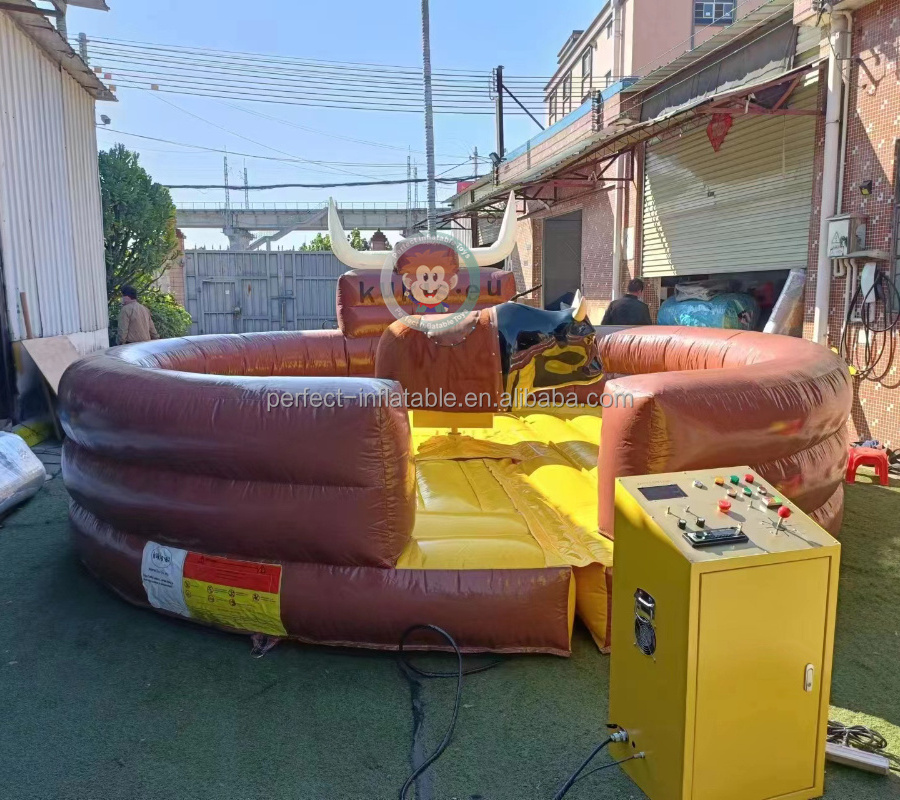 Amusement park games rodeo mechanical bull inflatable bullfighting machine for sale mechanical bull