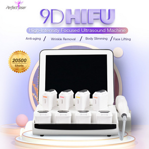 High intensity focused 9D hifu Ultra Therapy Skin Wrinkle Removal body slimming lifting face ultherap machine