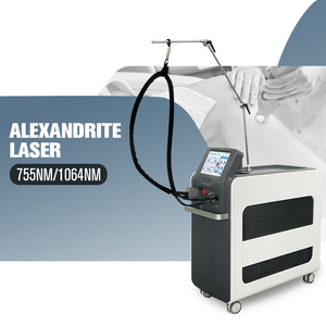 factory price salon used laser alex nd yag gentle permanent equipment 1064nm 755nm alexandrite laser hair removal