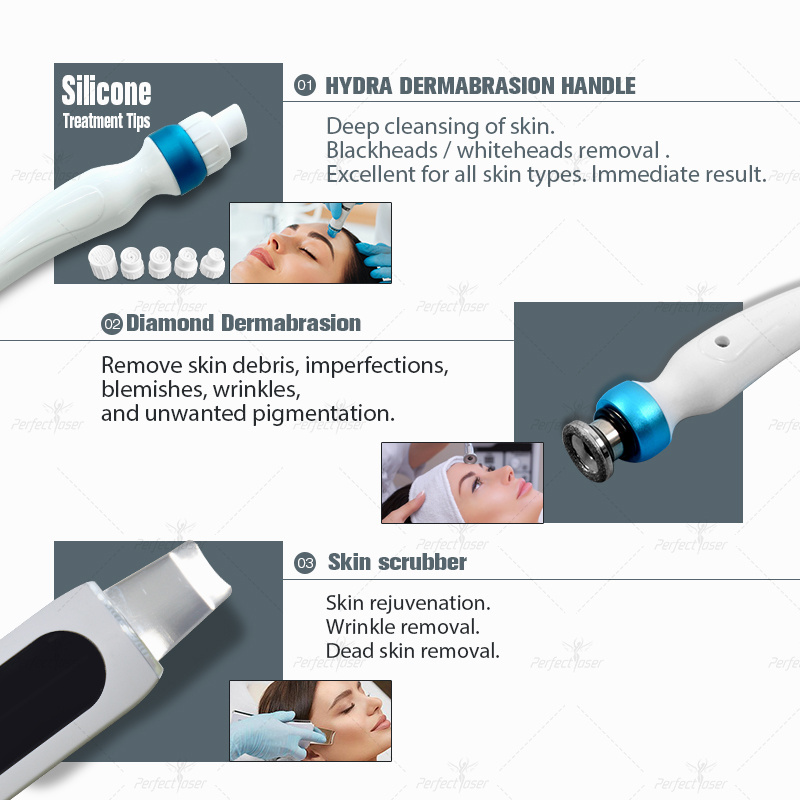 h2o2 hydra beauty device microdermabrasion skin system for treatment aqua lift skin firming deep cleaning facial machine