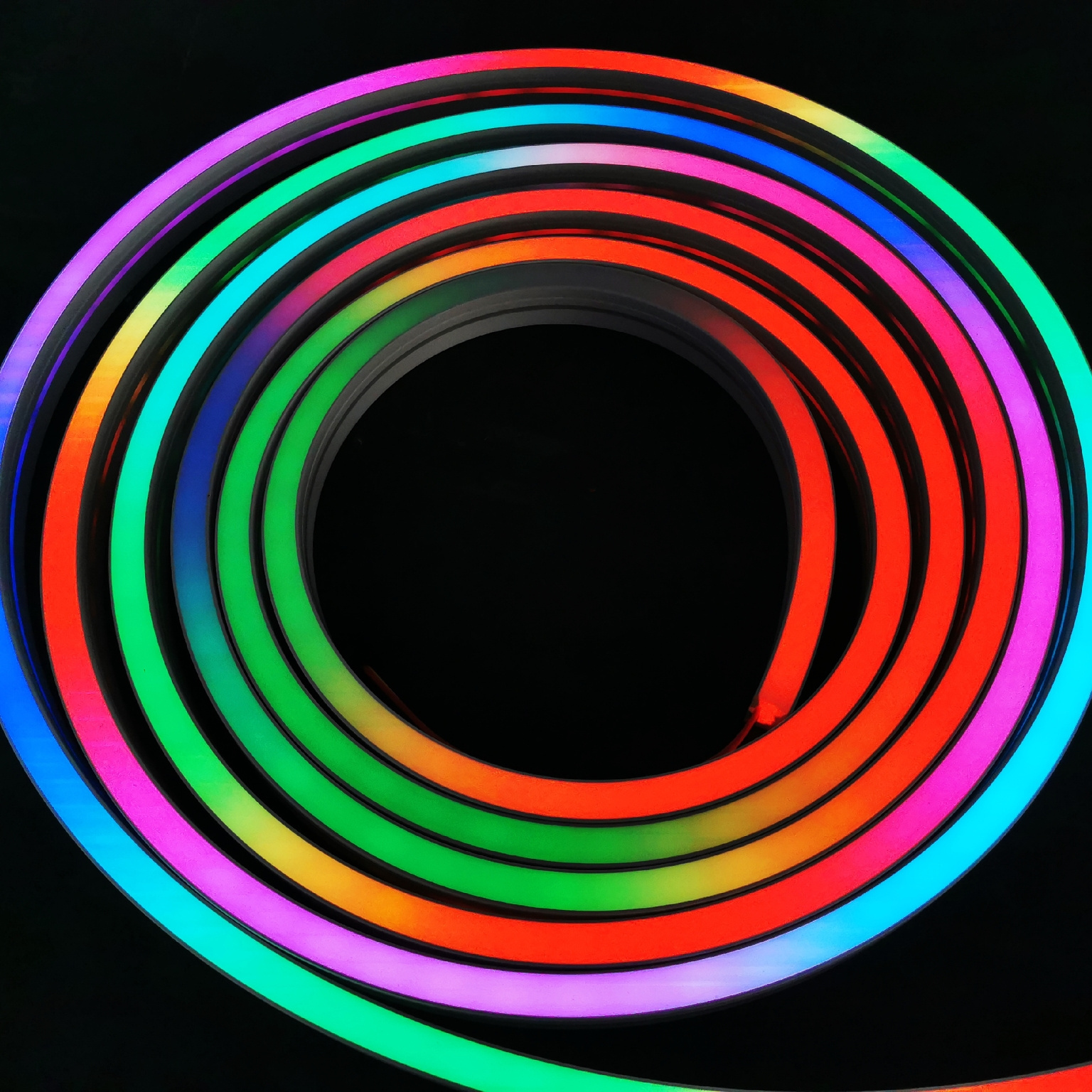 Wholesale Smart Neon Flex 24V Outdoor 5050 RGB Addressable with IC Waterproof LED Neon Flexible Strip