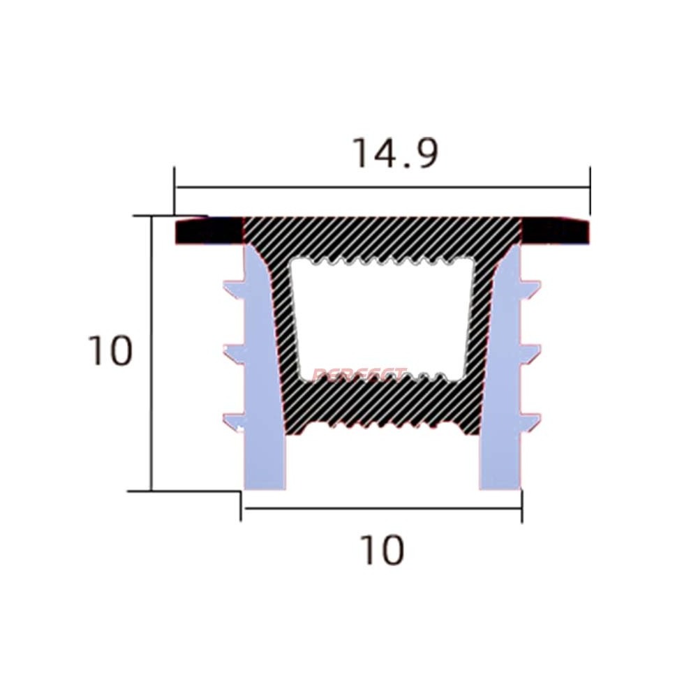 new hot sell led silicone led silicone cover 10*10mm neon strip