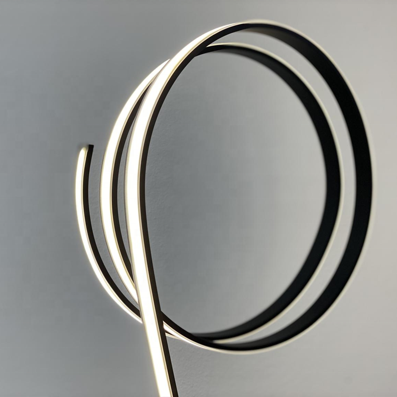 Bendable aluminum profile specially designed for flexible led strip light