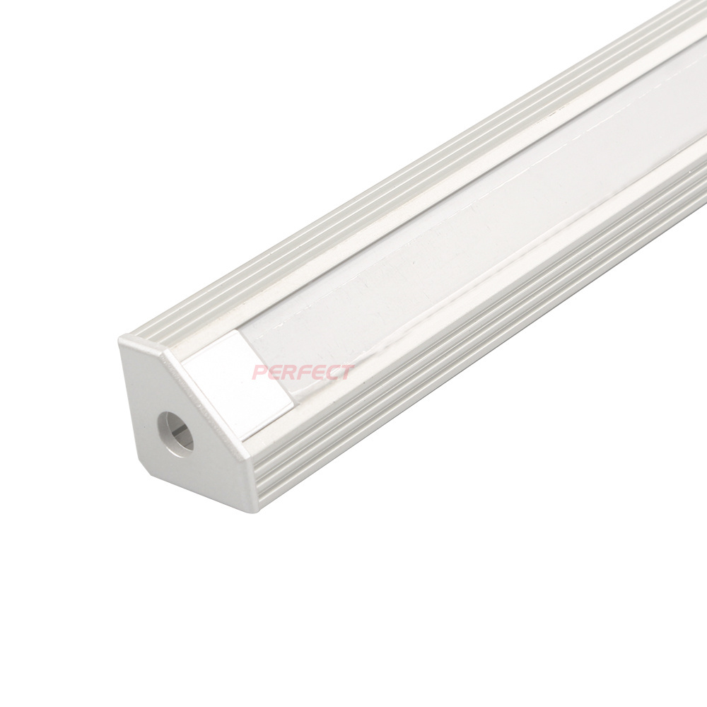 Aluminum 19*19 LED Profile Light Bar Recessed Mounted Extrusion Channel Housing Hidden Design Aluminum Diffuser LED Light