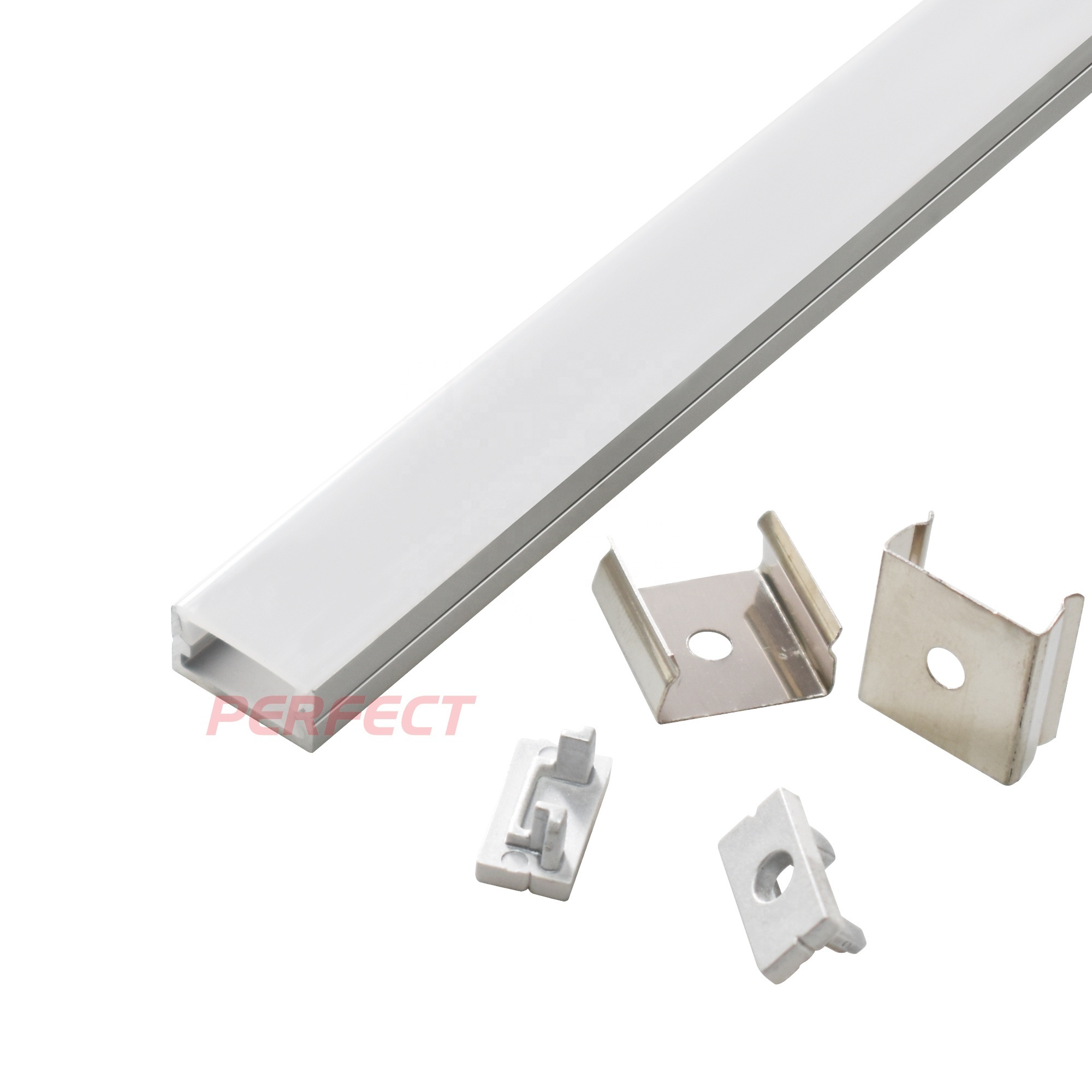 High Quality Recessed Perfil De Aluminio Para Luz Led Strip Light Channel Aluminium Profile Led Aluminum Extrusion