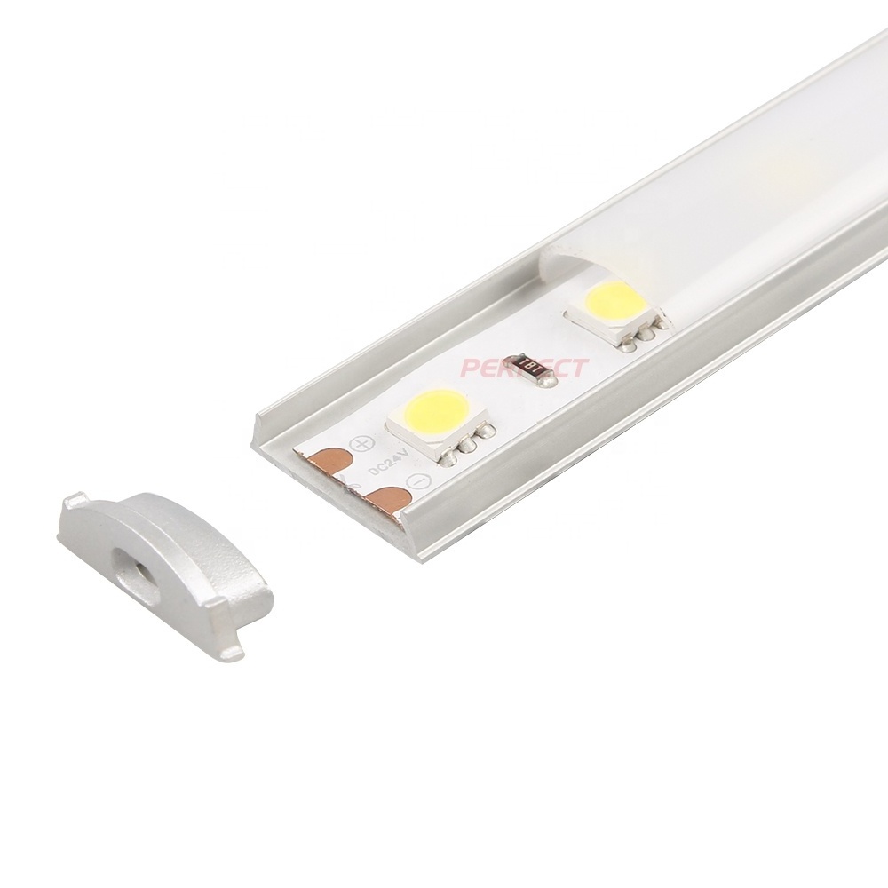 Bendable aluminum profile specially designed for flexible led strip light