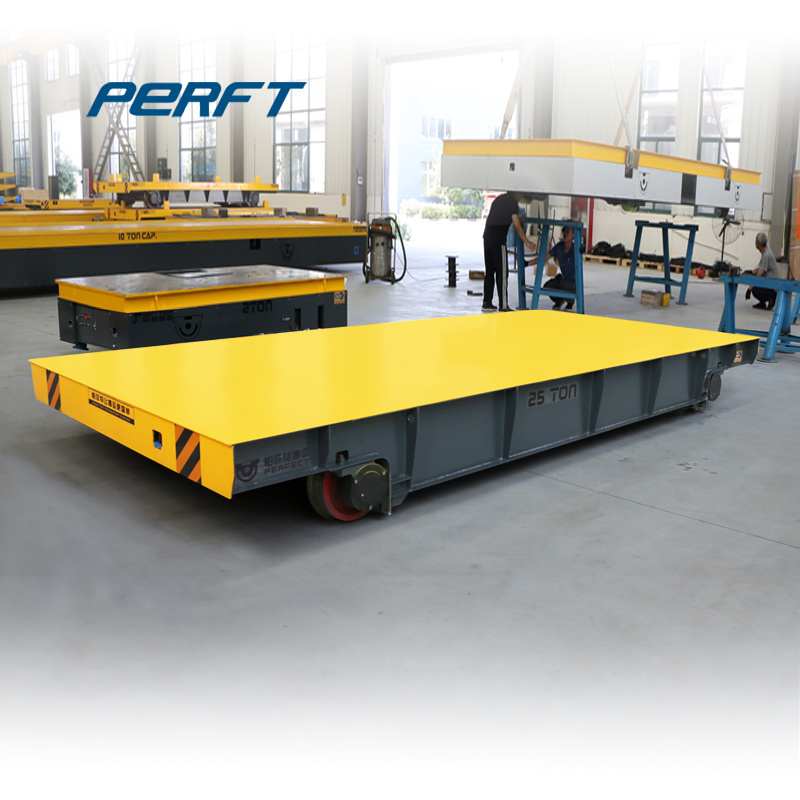 Factory Electric Flat Transfer Cart Trolley for Transport of Industrial Material 1-500t