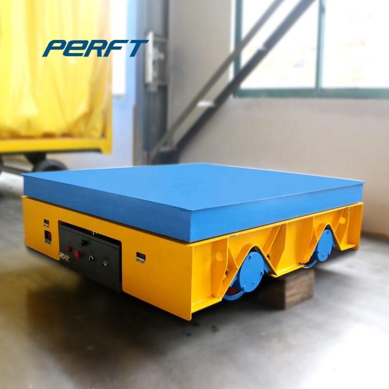 China Supply 10t Load Electrical Cargo Transfer Trolley Trailer Transfer Cart / railroad trailer