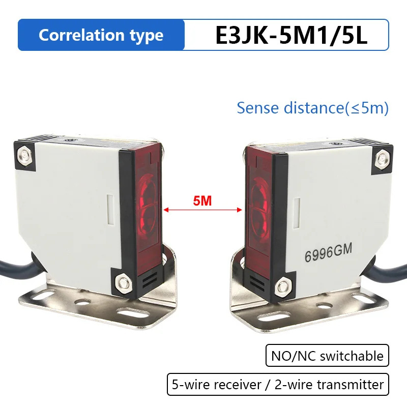 E3JK-R4M1 Gate Opener Garage Door Waterproof Universal Safety Retro-Reflective Photoelectric Beam Sensor