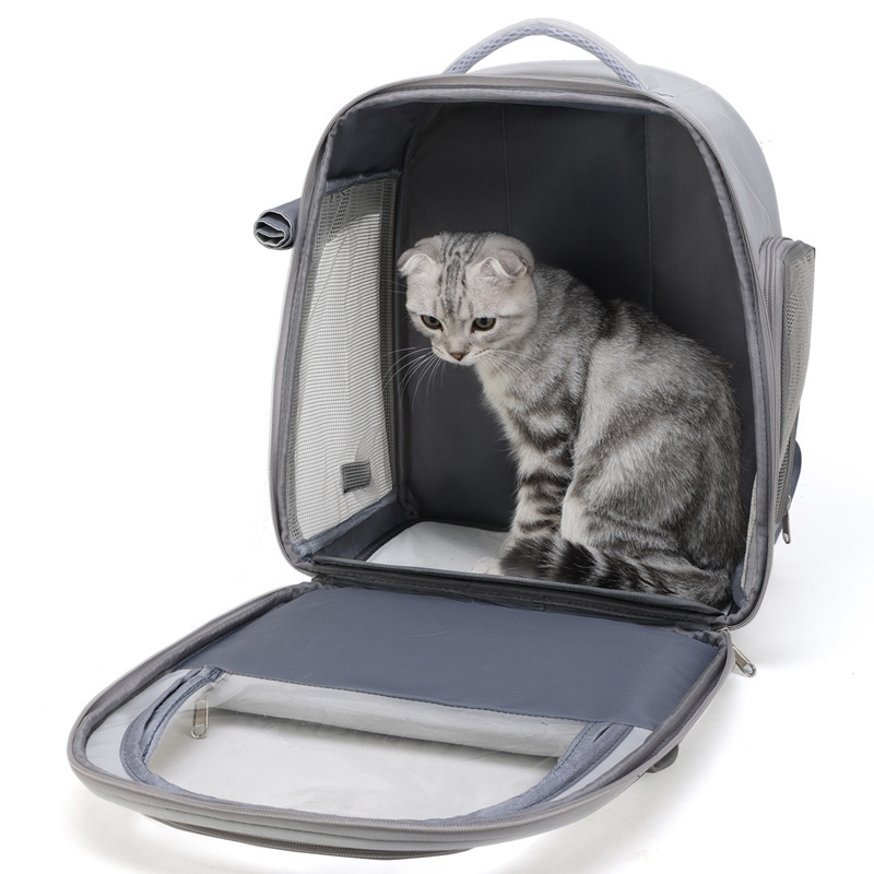 Wholesale Portable Pet Backpack Pet Carrier For Small Cats Dogs Travel Large Space Pet Back Pack