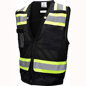 Hotsale Cheap Durable Reflective engineer safety vests custom color neon colors safety vest