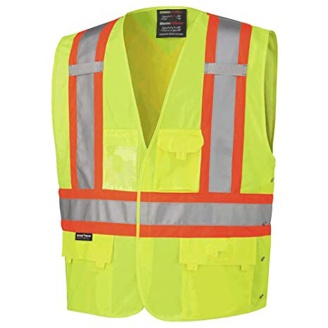 OEM Customized Logo Hi Vis Men's Workwear Coverall Road Safety Vest Reflective Polo Shirt