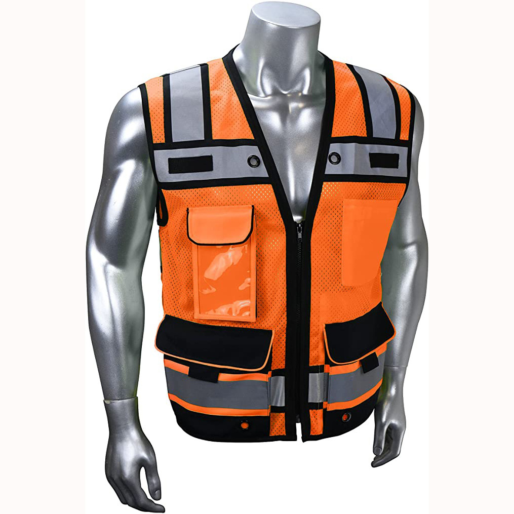 High Quality Hi Vis Reflector Jacket Reflective Safety Vest With Custom design Logo fast delivery