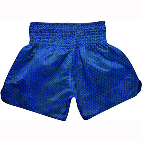 Blue Full Pattern Wholesale Muay Thai Kick Boxing Shorts Thailand For Women