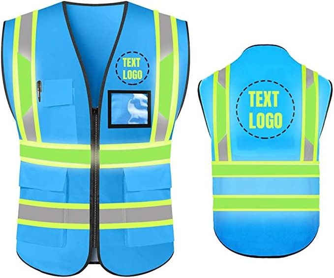 Top Selling Working wear High visibility safety vest with zipper hi vis vest with reflective Tape For traffic Officer Low Price