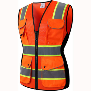 Hot Outdoor cycling sports night running reflective vest LED lights vest safety protective vest