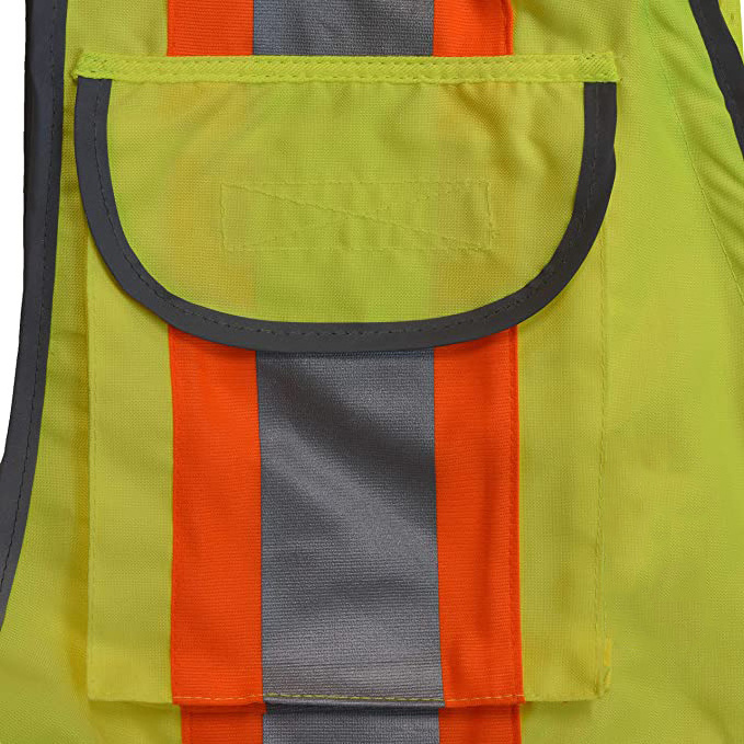 Safety vest Fluorescent color Vests Construction Site Breathable Reflective Clothing Environmental Sanitation