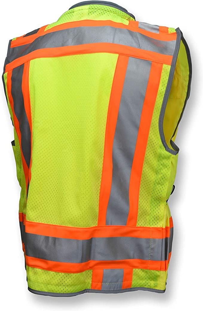 Safety vest Fluorescent color Vests Construction Site Breathable Reflective Clothing Environmental Sanitation