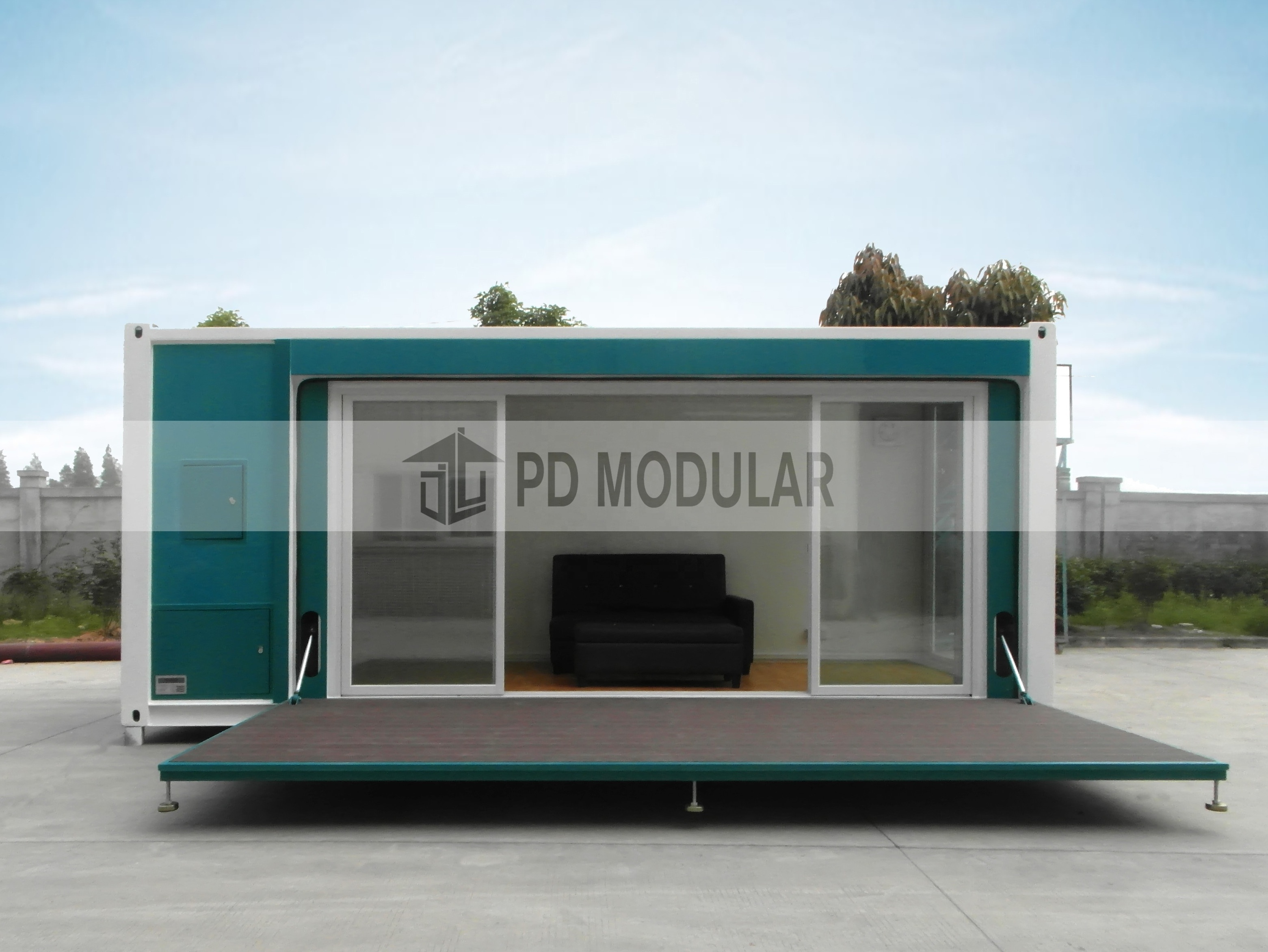 Prefabricated Mobile Container Coffee Shop Ice Cream Shop