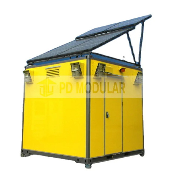 Multi-functional Shelter Communication Engine Room Portable Telecom Room Outdoor Shelters with solar panel