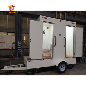 Luxury Prefab Trailer Bathroom Mobile Modular Trailer Toilet for Sale