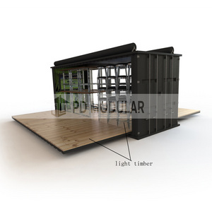 Factory direct price 20ft used shipping container for sale folding living Expandable house