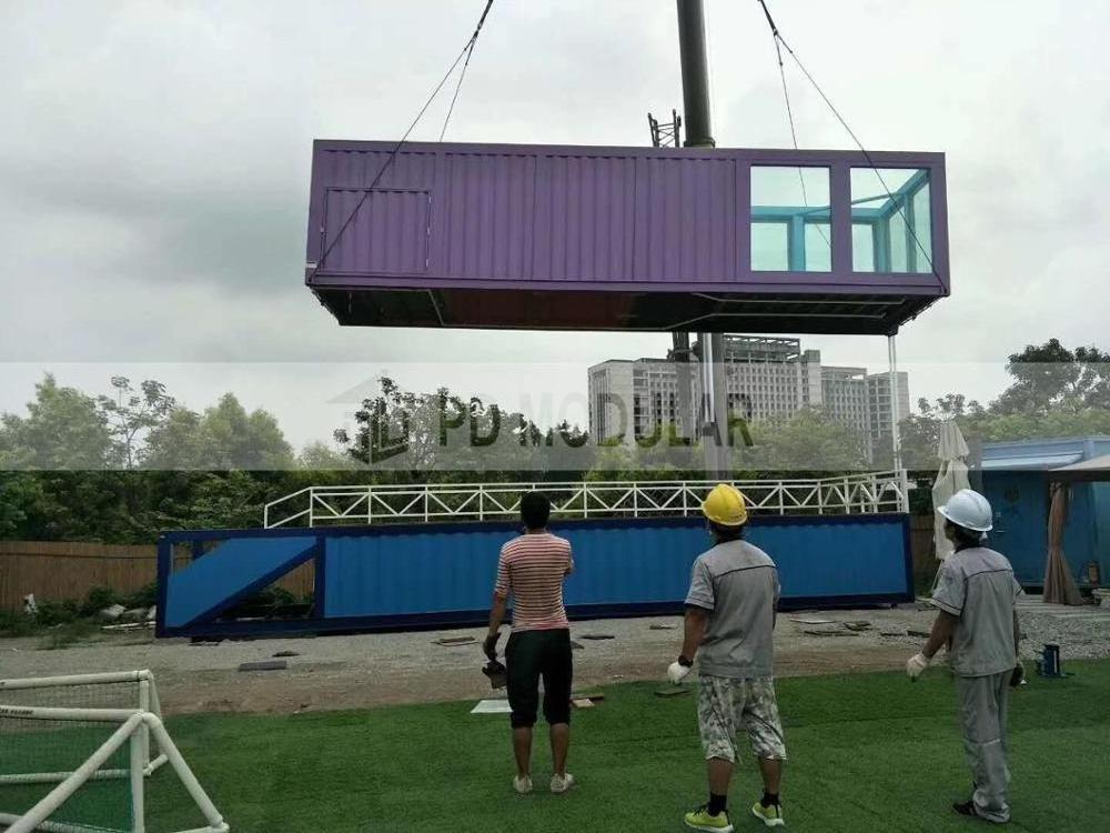 Artificial Steel Structure Swimming Pool Shipping Container Swimming Pool Surfable Pool